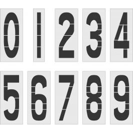48 inch number kit stencil
