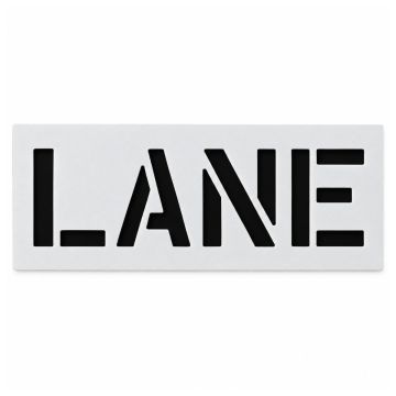 12" LANE Stencil