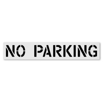 12" No Parking Stencil