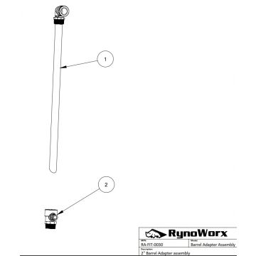 Barrel Spray System Barrel Adaptor Assembly Parts