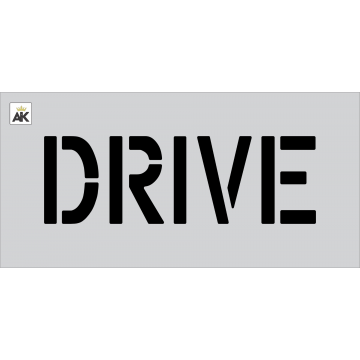 6" DRIVE Stencil