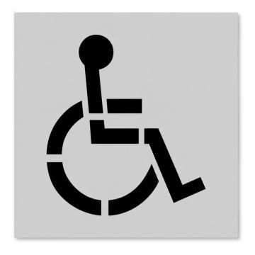 21.5" Handicap Stencil - Parking Stencil
