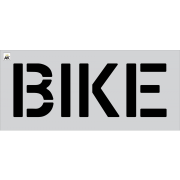 12" BIKE Stencil