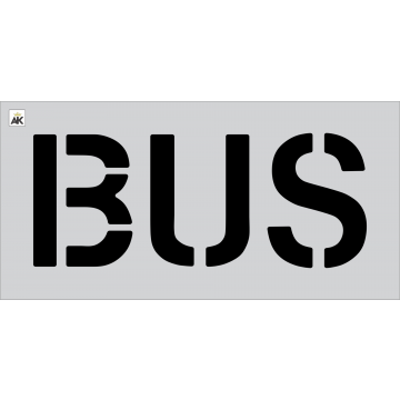 12" BUS Stencil