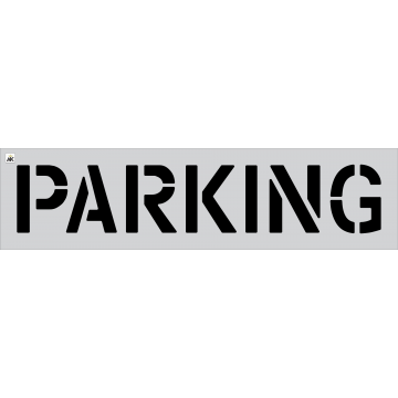 12" PARKING Stencil