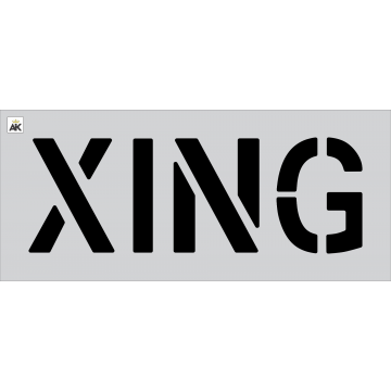 12" XING Stencil