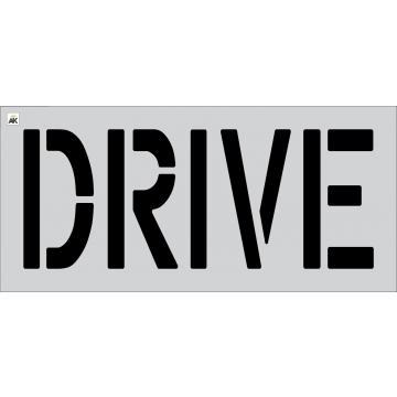 18" DRIVE Stencil
