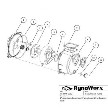 2" Aluminum Pump Parts