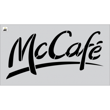 McDonald's Mc Café Stencil 2' X 4'