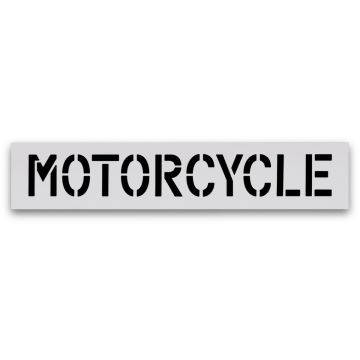 6" Motorcycle Stencil