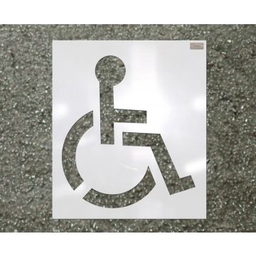 Econo Handicap Symbol Paint Stencil