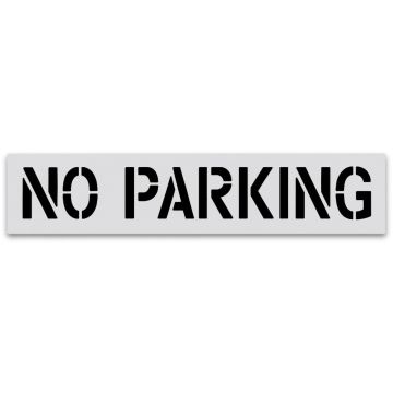 8" NO PARKING Stencil