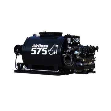 AirBoss 575 Gallon Skid Mounted Platinum showing engine and spray components