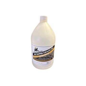 Asphalt Kingdom Liquid Crack Filler, 1 gallon jug for asphalt driveway crack filling