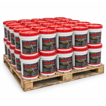 Crack Stix 250 ft. Black 1/4 inch Permanent Asphalt Crack Filler – 60-Pail Pallet