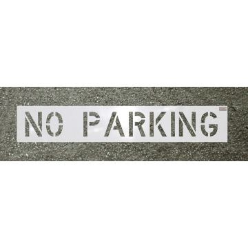 Econo 12" No Parking Paint Stencil