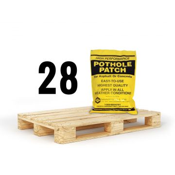 Pothole Patch Asphalt - Half Pallet / 28 Bags