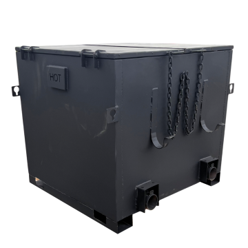 AK4000 2-ton Asphalt Hot Box - Side View