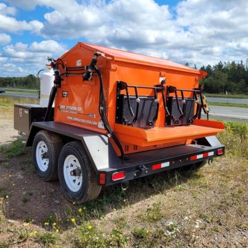 Asphalt Hot Box Reclaimer – Infrared Asphalt Heater for Recycled Asphalt Pavement