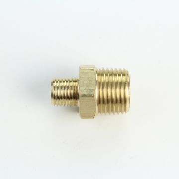 1/2" to 1/4" NPT Brass Nipple For Spray Wand