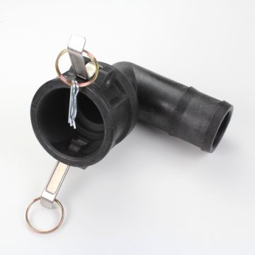 2" 90 degree female camlock to Barb