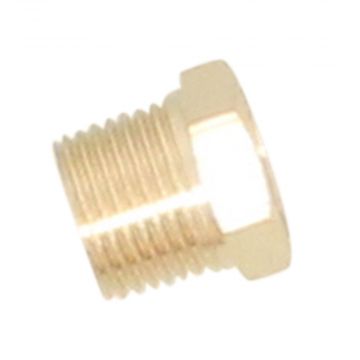 Brass Bushing - 1/4" Female NPT to 3/8” Male NPT