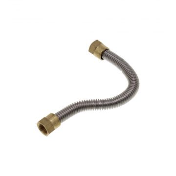 3/8" Female Flare - 220 mm Corrugated Hose