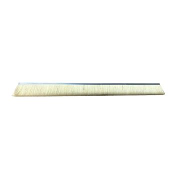 Tampico sealing brush strip, natural white fibers, 36 inch lengths with 3.5 inch trim, fits heavy-duty holder for smooth blacktop sealer application.