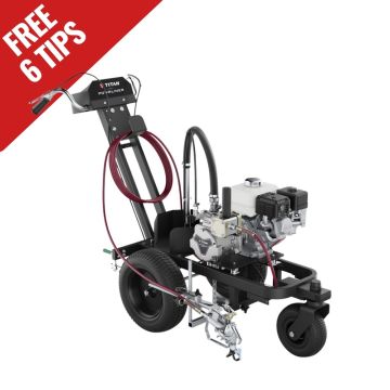 Titan PowrLiner PL3500 1-Gun Paint Sprayer – Professional airless line striping machine for parking lots, roads, and athletic fields.