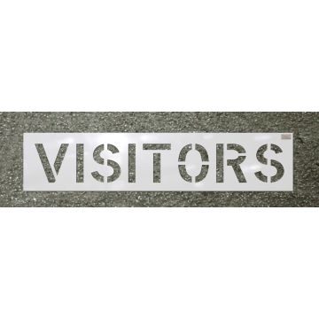 Econo 12" Visitors Paint Stencil