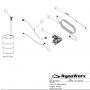 Barrel Spray System Parts  - Honda Engine, Cast Iron Pump'