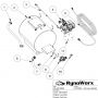 AK230 Spray System, Launtop Engine, Cast Iron Pump Parts'