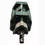 Albany 10 GPM gear pump drive shaft, rotation label close-up'