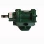 Albany 10 GPM asphalt sealer gear pump, side view with ports'