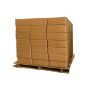 Full pallet of 63 boxed asphalt bricks, ready to heat for pothole repair and asphalt patching.'