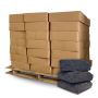 Full pallet of 63 asphalt bricks on a wood pallet, portable hot mix asphalt patching material for pothole and utility cut repairs.'