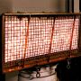 Close-up of the RynoWorx ceramic infrared asphalt heater'