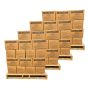 Four pallets stacked with Pure Asphalt Mastic boxes, bulk order of 224 boxes.'