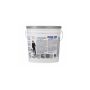 Back of Crack Stix 225 ft. Gray 1/4 inch concrete crack filler pail showing usage instructions and safety info'