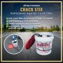 Crack Stix Black 1/4 inch asphalt crack filler – hot-applied, non-tracking, self-leveling sealant that’s traffic-ready in 20 minutes'