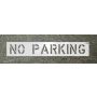 Econo 12" No Parking Paint Stencil'
