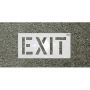 Econo 12" Exit Only Paint Stencil'