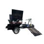 Falcon 2 ton asphalt hot box trailer, ramp down and equipment deck for pothole patching. (R4 Infrared Asphalt Heater not included)'