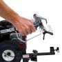 Newstripe 4250 Spray Gun Shown in Handheld Mode for Stencil Work
'