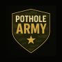 Pothole Army Cohort badge for pothole repair training' Pothole Army Cohort badge for pothole repair training'
