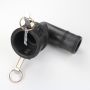 2" 90 degree female camlock to Barb'
