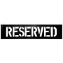 Econo 12" Reserved Paint Stencil'