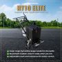 RY10 Elite asphalt melter applicator machine with RynoValve for fewer clogs, no preheat needed, and adjustable reach and resistance for easier control'