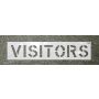 Econo 12" Visitors Paint Stencil'