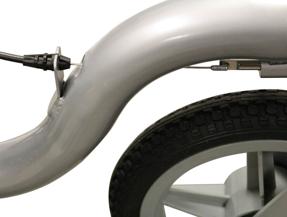 PL850 Front Wheel Cable Caster Assembly | Asphalt Kingdom